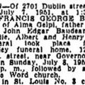 Francis George Baudean DA